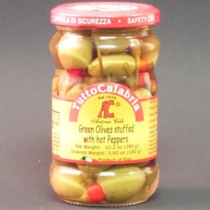 Olives Stuffed with Hot Peppers - Tutto Calabria