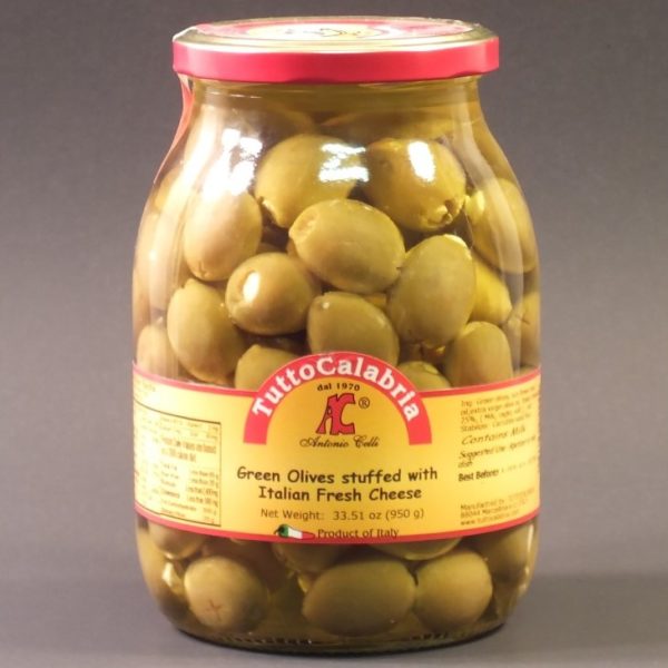 Olives Stuffed with Cheese - Tutto Calabria