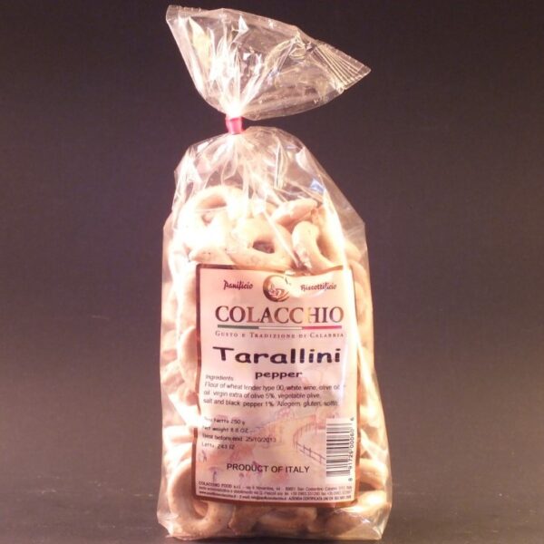 Tarallucci al Black Pepper - Colacchio