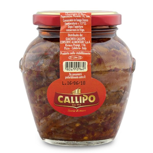 Callipo Alici Fillets in Olive Oil & Spicy