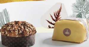 Imported Panettone Mediterraneo Albicocca & Ananas wrapped & out