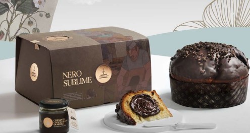 Imported Panettone Nero Sublime boxed & out