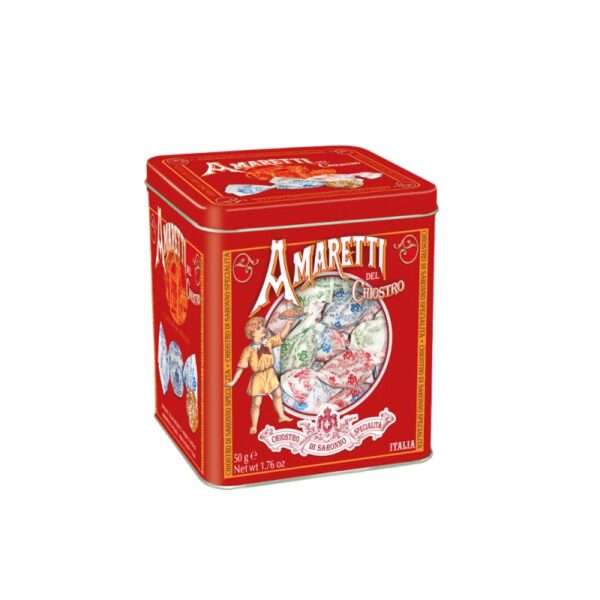 Amaretti Mini Cube Tin