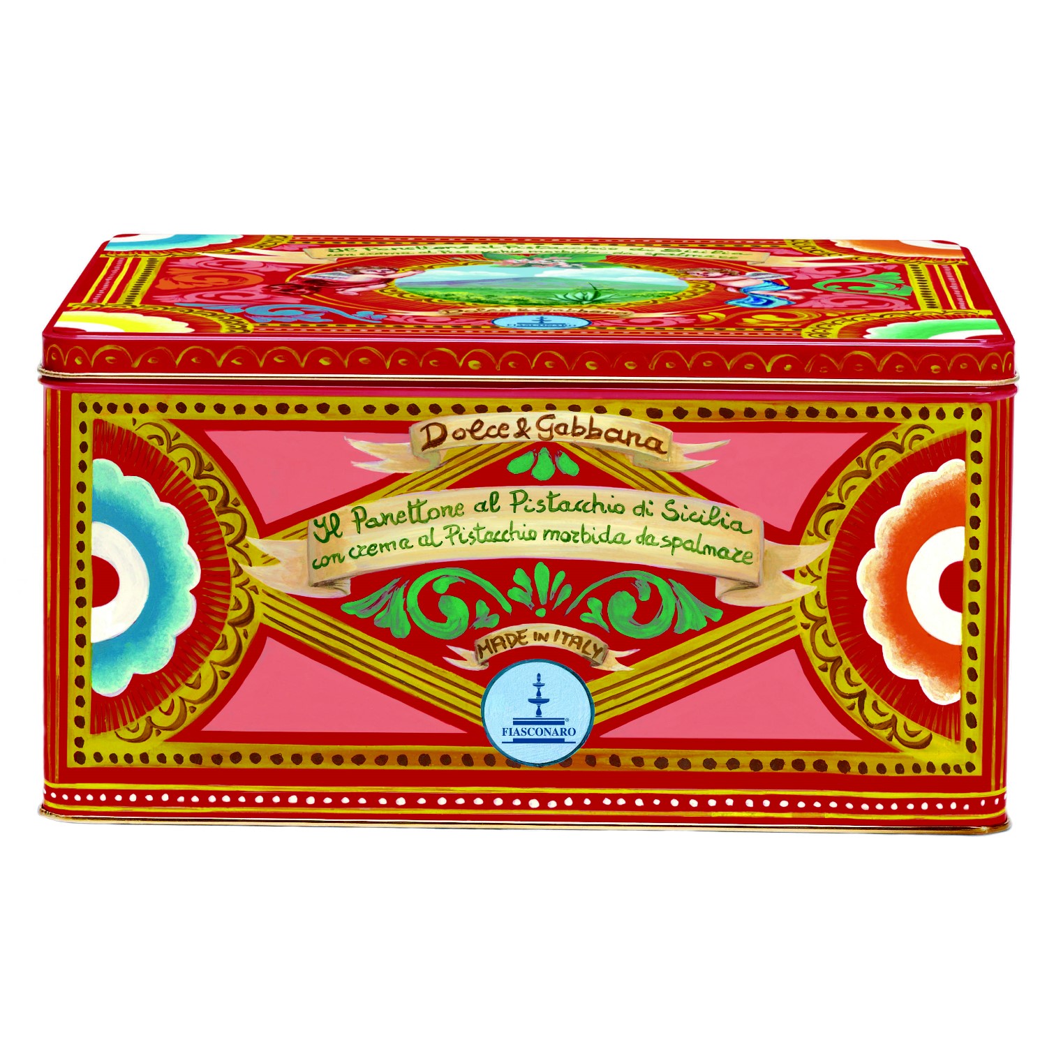 Panettone al Pistacchio - Red packaging