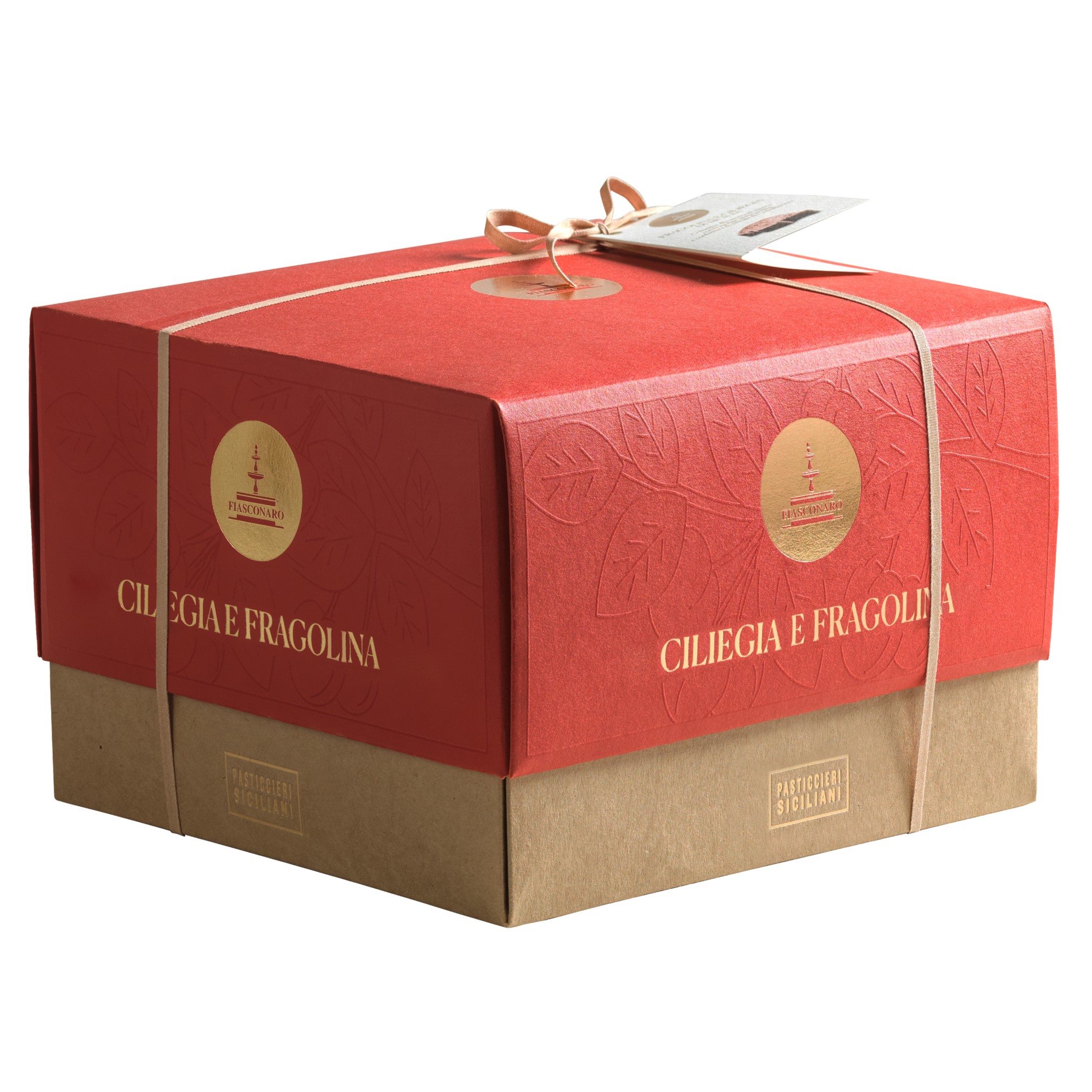 Panettone Ciliegia e Fragolina packaged