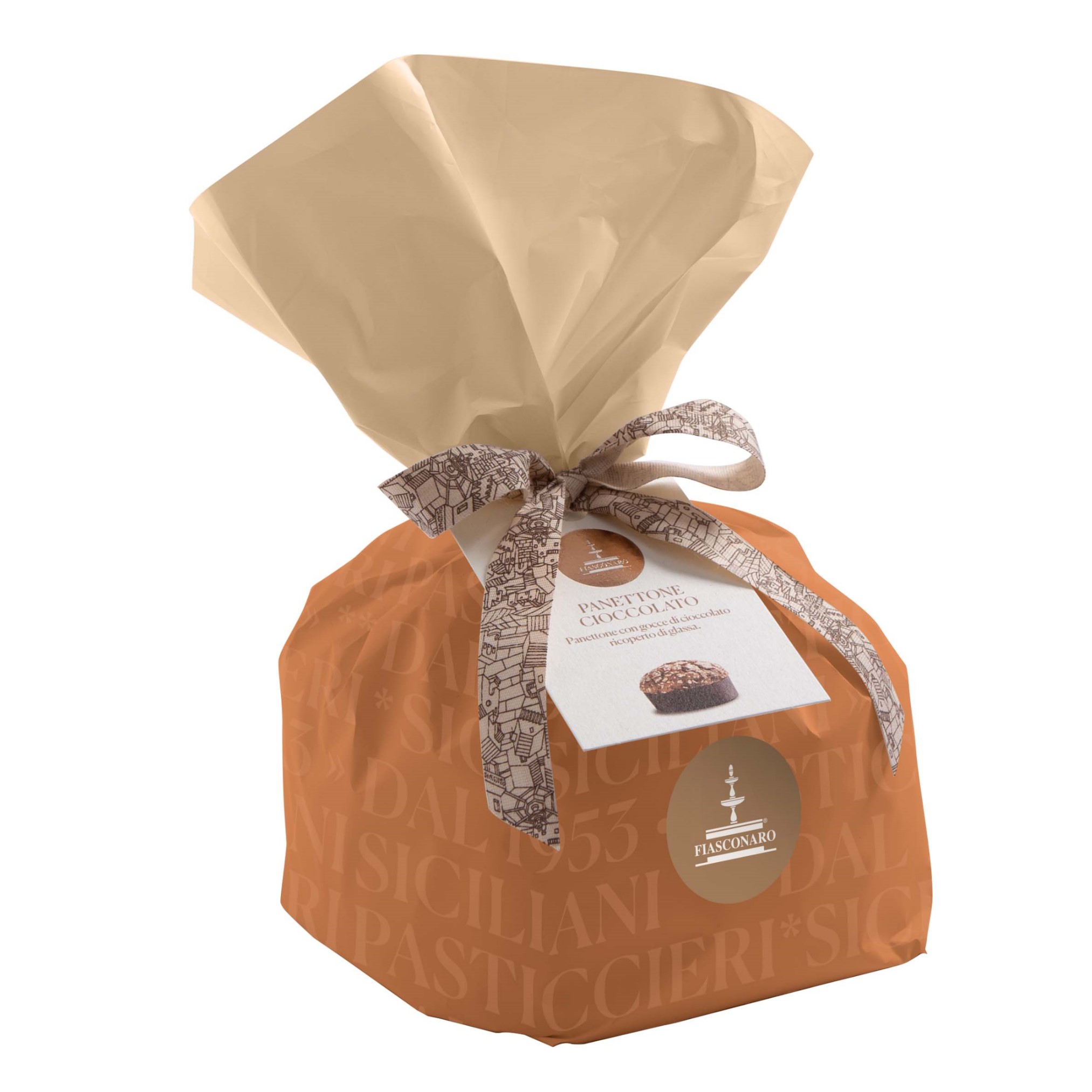 Panettone Cioccolato packaged