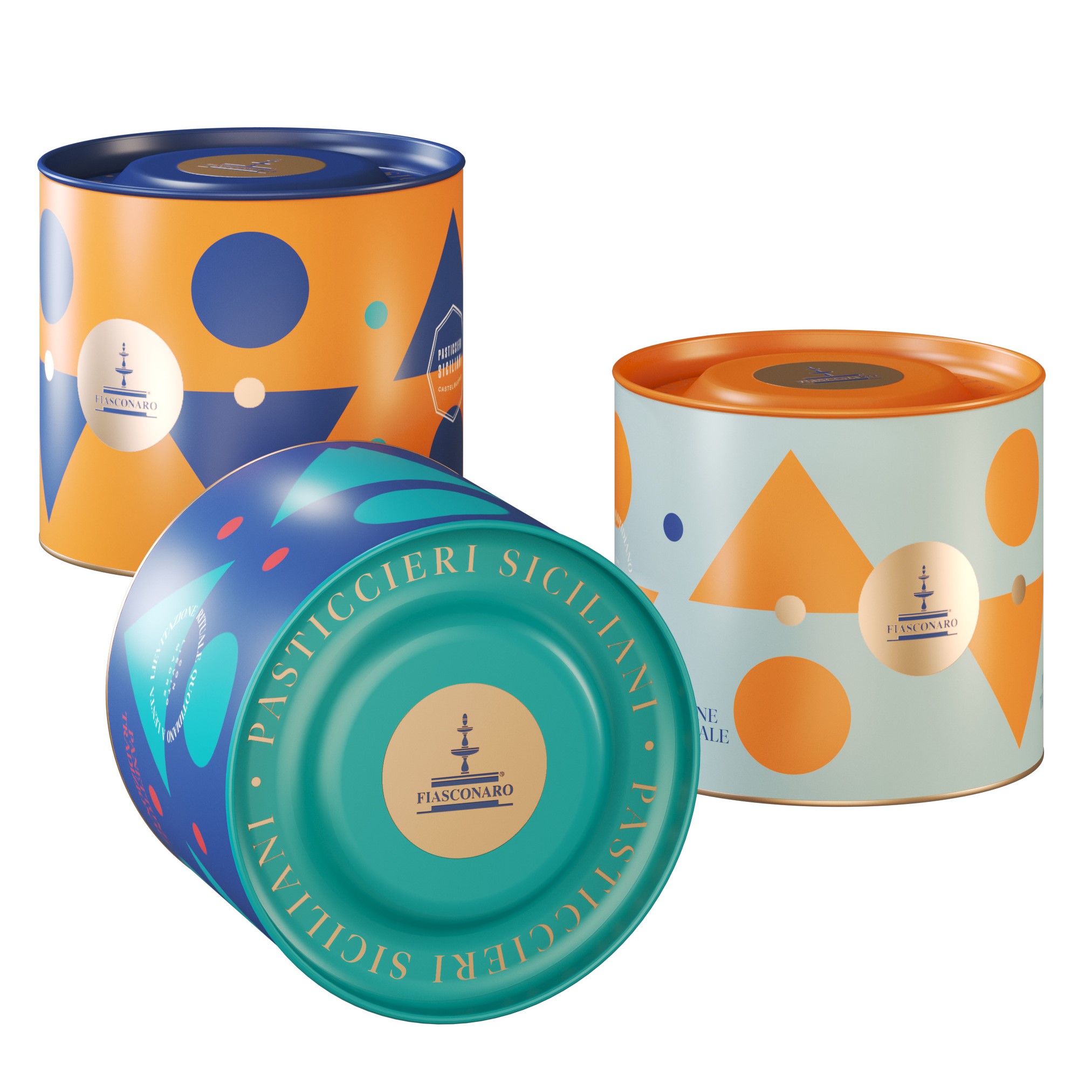 Fiasconaro Mignon Collezione packages, various colors