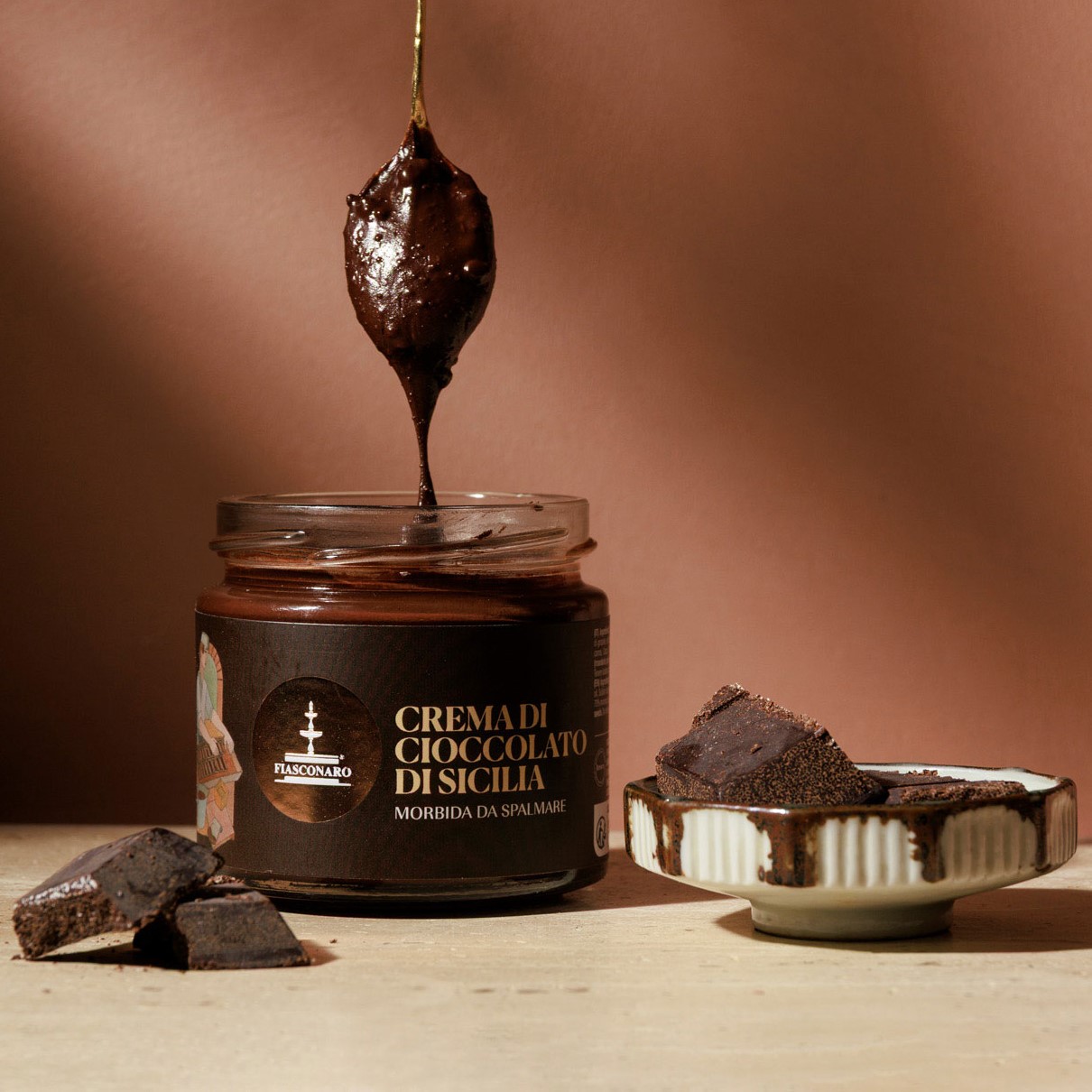 Soft Cream with Sicilian Chocolate Cream